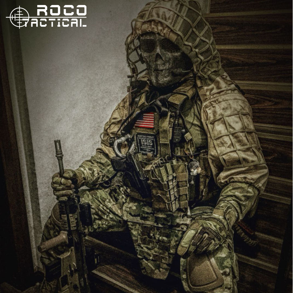 Ghillie Suit Woodland - ROCOTACTICAL Military Sniper Ghillie Viper Hood
