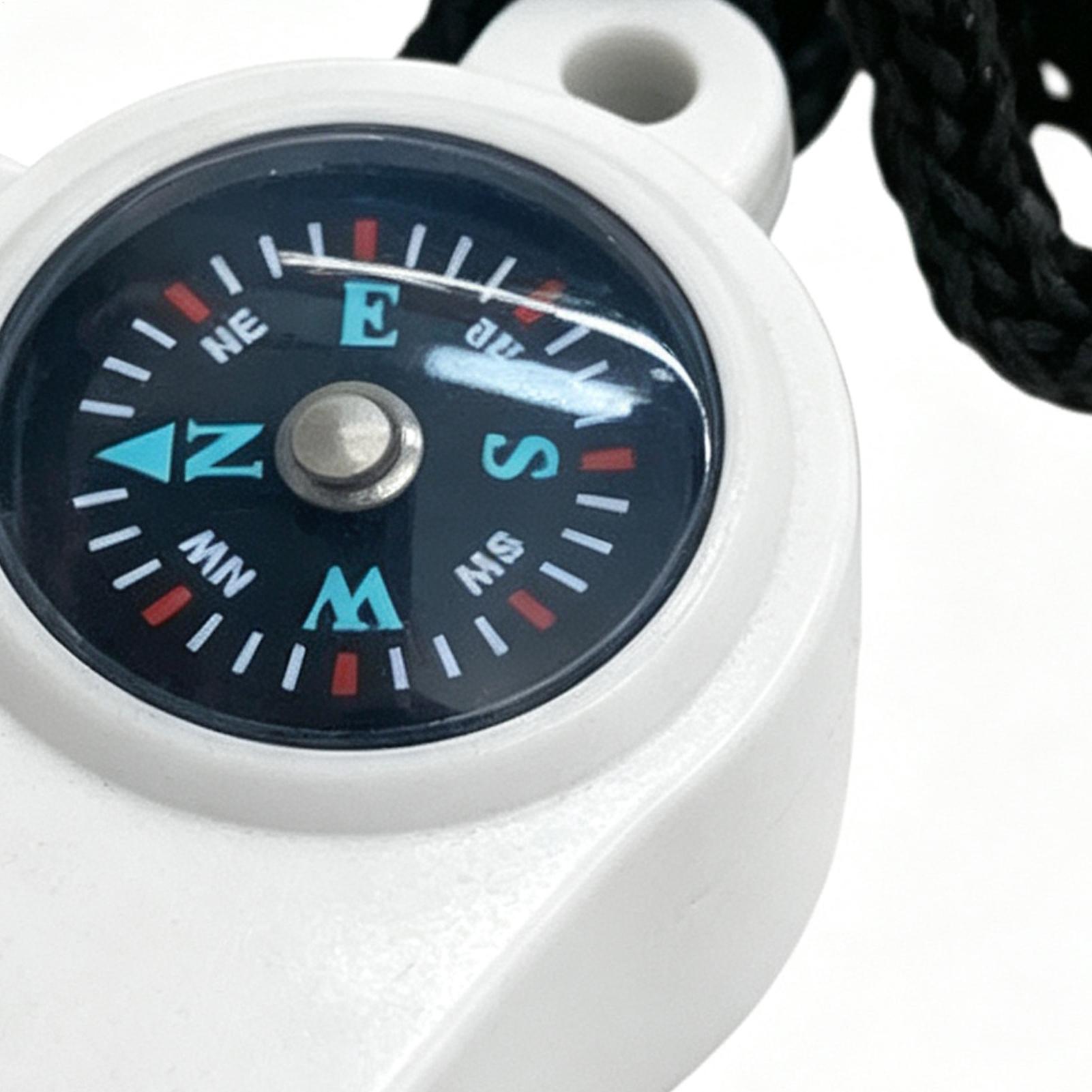 Hunting Fishing Outdoor - Safety Whistle Multi-Functional Loud Waterproof Compass