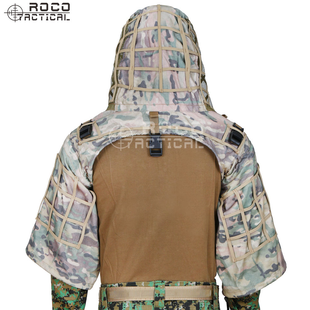 ROCOTACTICAL Military Sniper G - огляд і ціна Ghillie Suit Woodland