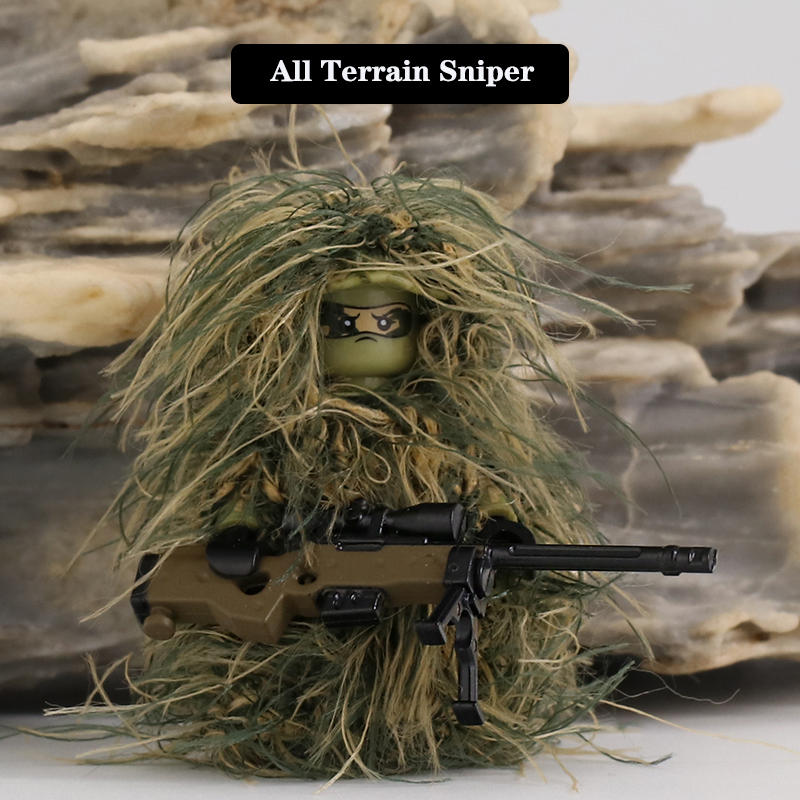 Military Series Soldier Figure - огляд і ціна Ghillie Suit Woodland