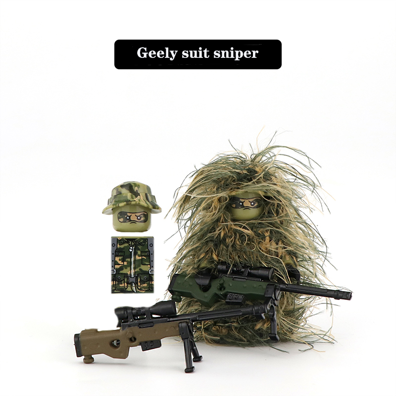 Military Series Soldier Figure - огляд і ціна Ghillie Suit Woodland