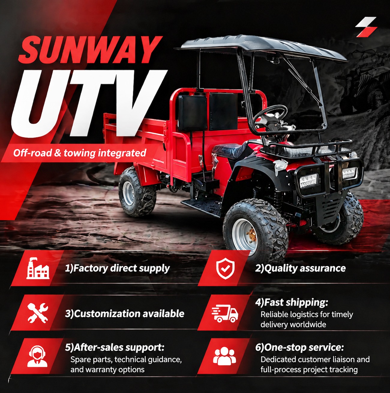Customized Shaft Drive Agricul - огляд і ціна Outdoor Hunting Vehicle