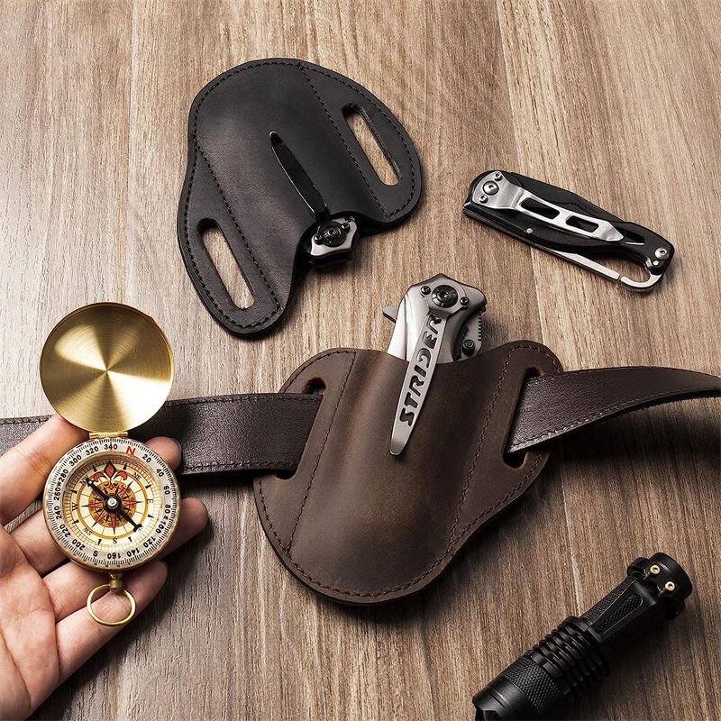 Genuine Leather Case For Foldi - огляд і ціна Hunting Knife Outdoor