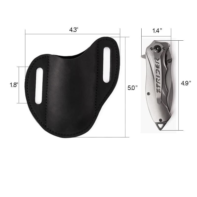 Genuine Leather Case For Foldi - огляд і ціна Hunting Knife Outdoor