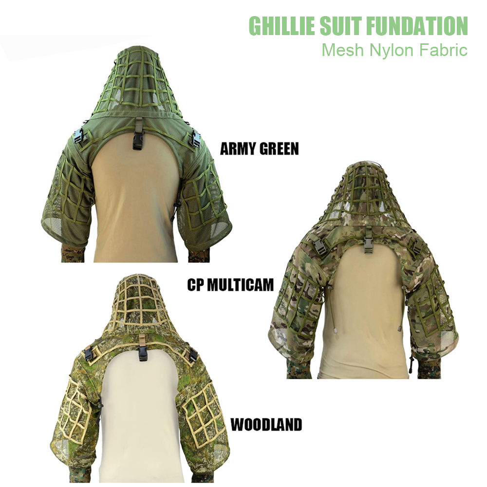 Ghillie Suit Foundation, Ghill - огляд і ціна Ghillie Suit Woodland