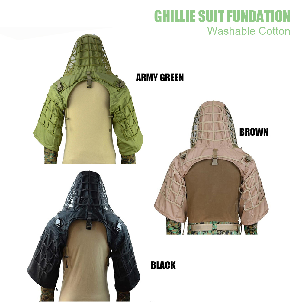 Ghillie Suit Foundation, Ghill - огляд і ціна Ghillie Suit Woodland