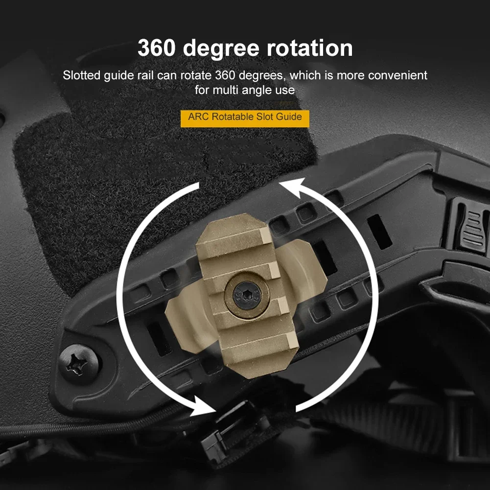 2pcs Tactical Helmet Side Rail - огляд і ціна Outdoor Hunting Guide