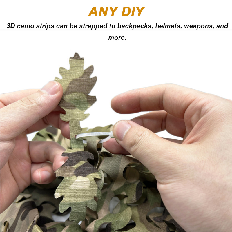 5Pcs/set 3D Camouflage Strips  - огляд і ціна Ghillie Suit Woodland