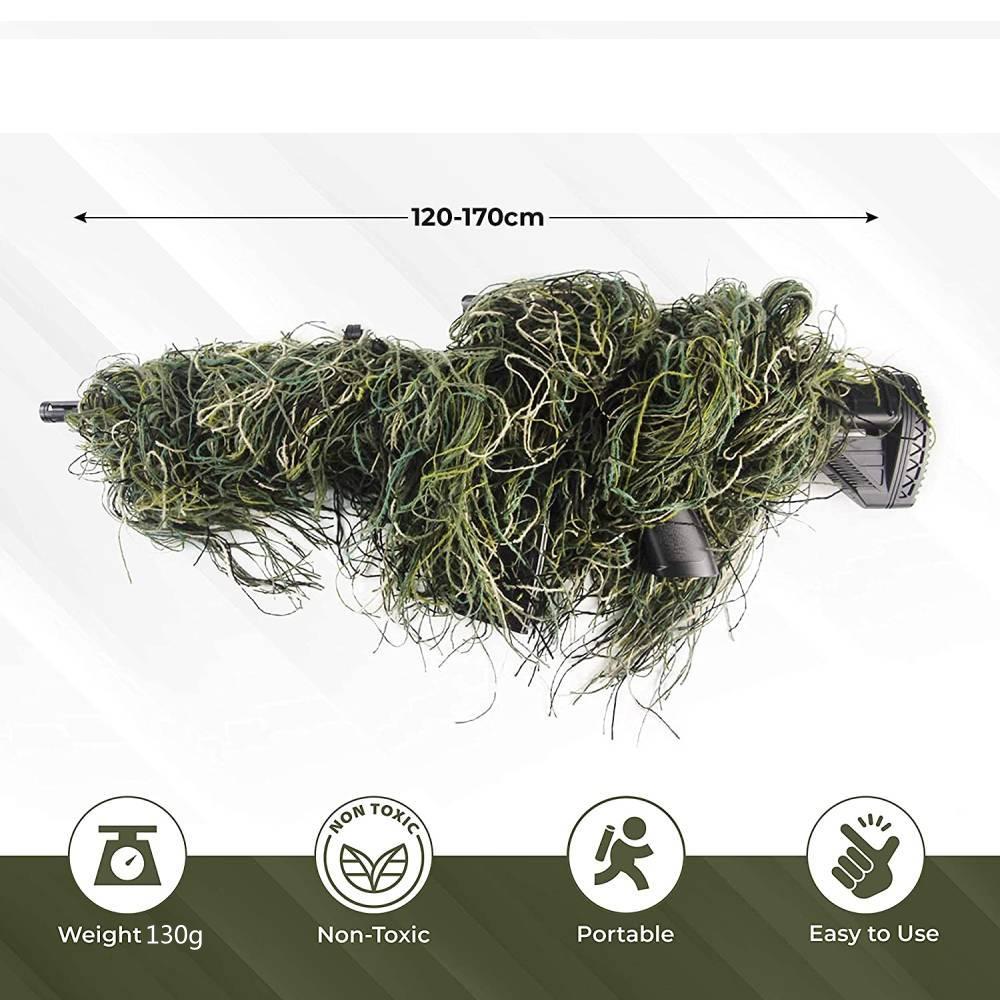 GUGULUZA 3D Rifle Sniper Ghill - огляд і ціна Ghillie Suit Woodland