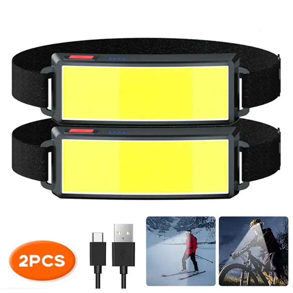 COB Portable LED Headlights Ou - огляд і ціна Hunting Fishing Outdoor