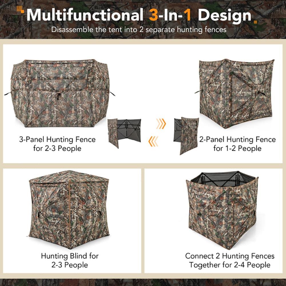 5-in-1 Detachable Hunting Blin - огляд і ціна Outdoor Hunting Blinds