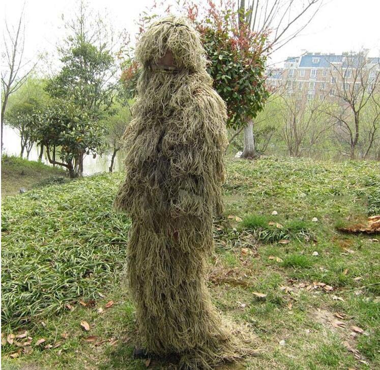 Winter 3D White Snow Ghillie S - огляд і ціна Ghillie Suit Woodland