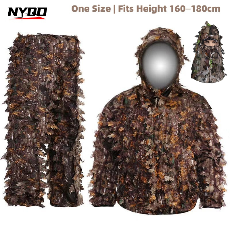 3D Leaf Ghillie Suit Hunting C - огляд і ціна Ghillie Suit Woodland