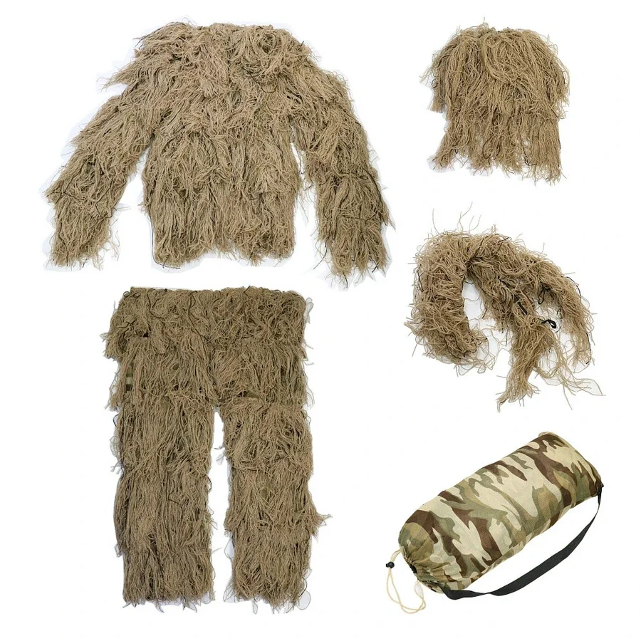 Hunting Woodland 3D Camo Bioni - огляд і ціна Ghillie Suit Woodland