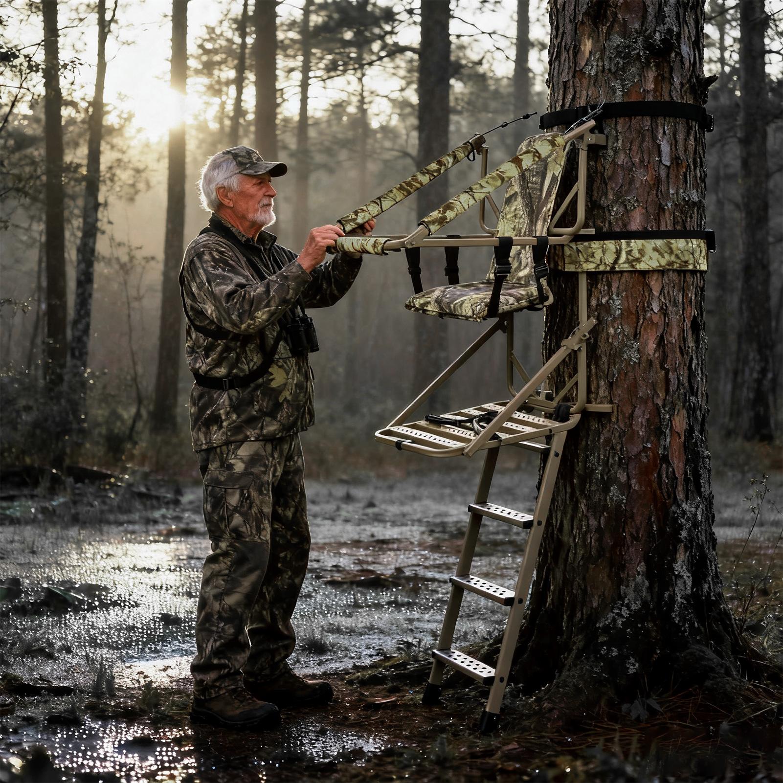 Tree Stand Replacement Camoufl - огляд і ціна Tree Stand Ladder