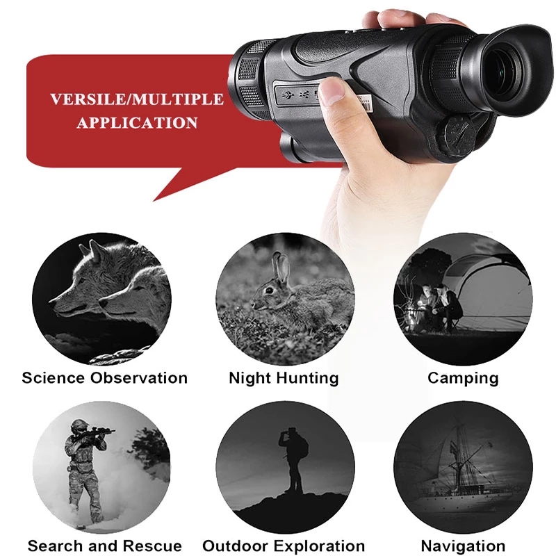 HD Digital Night Vision Monocu - огляд і ціна Outdoor Hunting Images