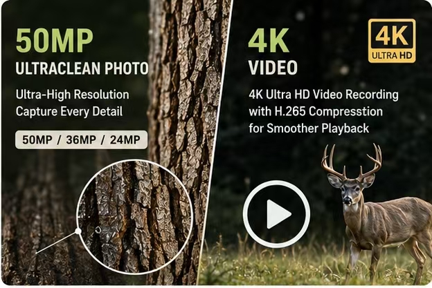 Solar Wildlife 50MP 4K Video T - огляд і ціна Outdoor Hunting Videos