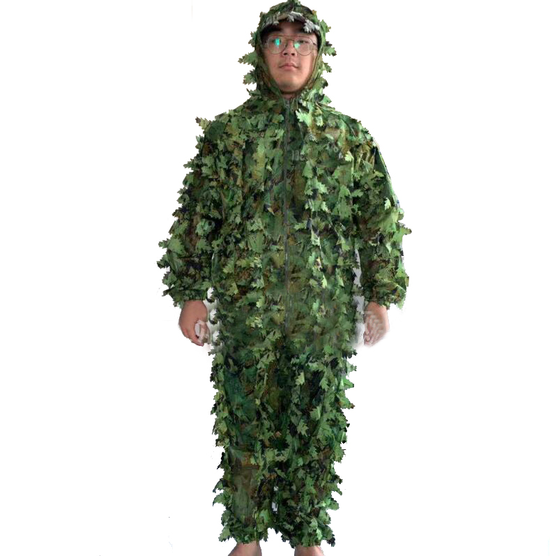 New-Sticky Flower Bionic Leave - огляд і ціна Ghillie Suit Woodland